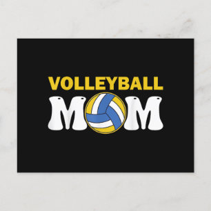 Cartes Pour Fêtes Annuelles Femmes Volleyball Maman Chemise Jeu Jour Joueur am
