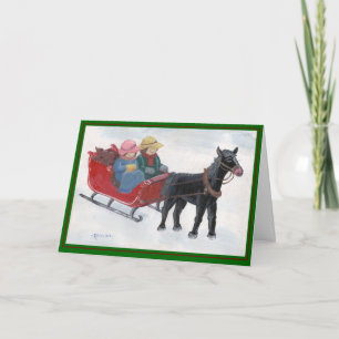 Cartes Pour Fêtes Annuelles Fencepost Fols Vacances Chaleureuses Voeux