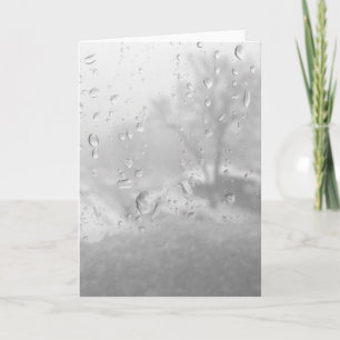Cartes Pour Fêtes Annuelles fenêtre de ville d'hiver