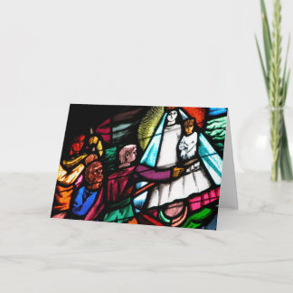 Cartes Pour Fêtes Annuelles Fenêtre en verre tendu