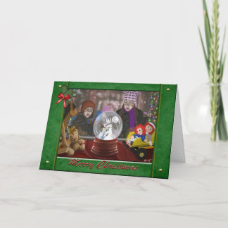Cartes Pour Fêtes Annuelles Fenêtre Noël