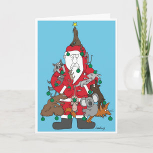 Cartes Pour Fêtes Annuelles Fer Noël