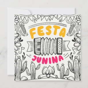 Cartes Pour Fêtes Annuelles Festa Junina