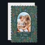 Cartes Pour Fêtes Annuelles Festif coloré Floral Photo Arch Noël<br><div class="desc">Éteignez-vous de la foule en cette période de vacances avec ce design unique avec des fleurs dessinées à la main et une forme d'arc moderne qui encadre votre photo. Le dos est livré avec un motif assorti et un collage multi-photo afin que vous puissiez montrer plus de vos photos préférées....</div>