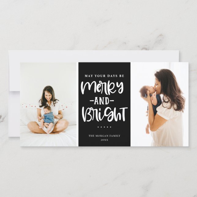 Cartes Pour Fêtes Annuelles Festif Joyeux Et Lumineux Black Holiday Photo (Devant)