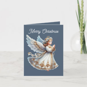 Cartes Pour Fêtes Annuelles Festif Noël Angel ajouter un message
