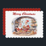 Cartes Pour Fêtes Annuelles Festif Noël aquarelle elf cuisson ajouter du texte<br><div class="desc">Festif Noël aquarelle elf cuisson ajouter le texte Carte de vacances</div>