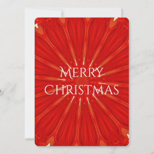 Cartes Pour Fêtes Annuelles Festif Rouge brillant lumières de Noël Kaleidoscop