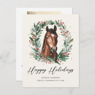 Cartes Pour Fêtes Annuelles Festive Equestrio Entreprise photo