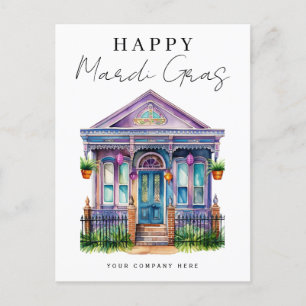 Cartes Pour Fêtes Annuelles Festive Happy Mardi Gras Maison Immo