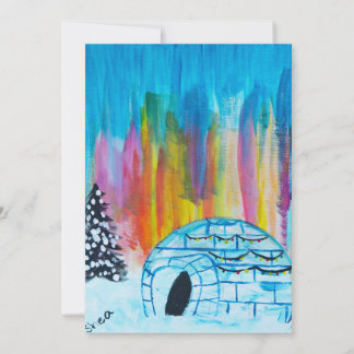 Cartes Pour Fêtes Annuelles Festive Igloo