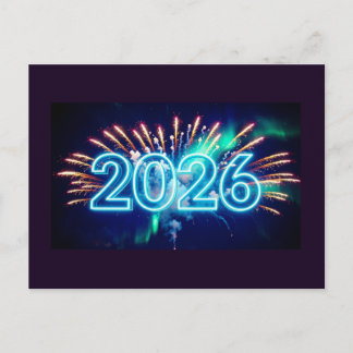 Cartes Pour Fêtes Annuelles Festive New Year postcard