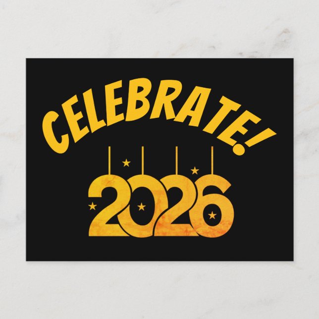 Cartes Pour Fêtes Annuelles Festive New Year postcard (Devant)