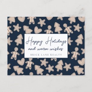 Cartes Pour Fêtes Annuelles Festive pain d'épices Business Joyeux jours fériés