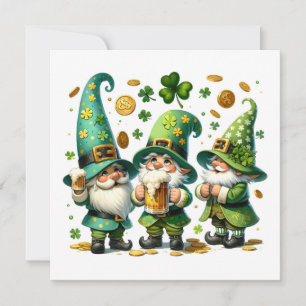 Cartes Pour Fêtes Annuelles Festivité Gnome
