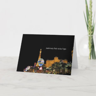 Cartes Pour Fêtes Annuelles Fête Anniversaire à Las Vegas Card