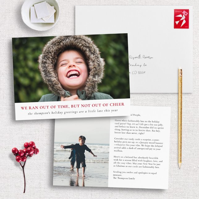 Cartes Pour Fêtes Annuelles Fête Célébrée, Salutations Tardives Cette Année (Créateur téléchargé)