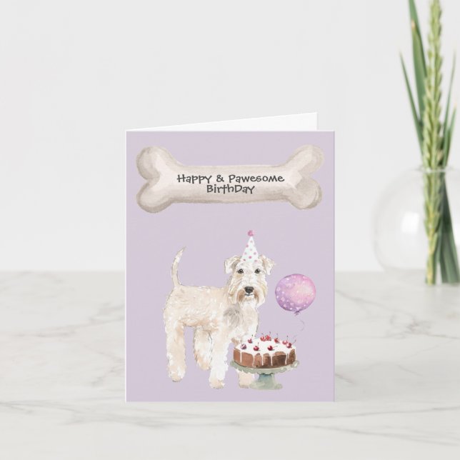 Cartes Pour Fêtes Annuelles Fête de chien Terrier Irlandais (Devant)