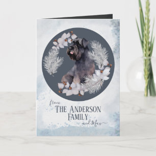 Cartes Pour Fêtes Annuelles Fête de famille de chiens personnalisés