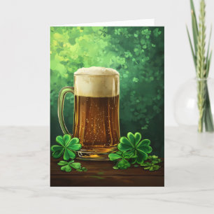 Cartes Pour Fêtes Annuelles Fête de la bière et du trèfle St. Patrick