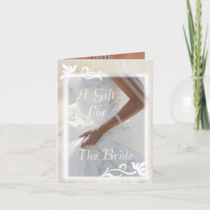 Cartes Pour Fêtes Annuelles Fête de la mariée faite sur commande/chèque-cadeau