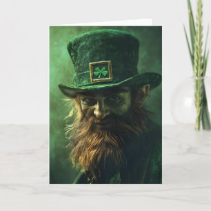 Cartes Pour Fêtes Annuelles Fête de la Saint Patrick de Leprechaun effrayant