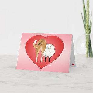 Cartes Pour Fêtes Annuelles Fête de la Saint Valentin de Collie Smooth