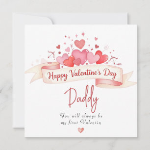 Cartes Pour Fêtes Annuelles Fête de la Saint-Valentin fantaisiste Joyeuse Papa
