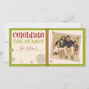 Cartes Pour Fêtes Annuelles Fête de la saison Fête du Flocon de neige :: 03