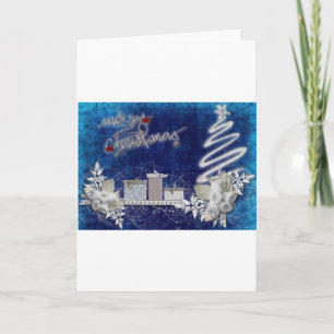 Cartes Pour Fêtes Annuelles Fête de l'arbre de Noël de Noël de la Destinée