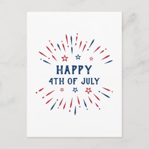 Cartes Pour Fêtes Annuelles Fête de l'Indépendance 4 juillet patriotique améri