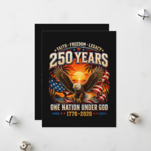 Cartes Pour Fêtes Annuelles Fête de l'indépendance américaine 1776 2026 250e 4