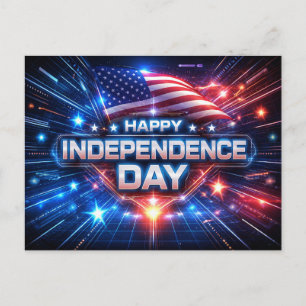 Cartes Pour Fêtes Annuelles Fête de l'Indépendance Patriotique High-Tech