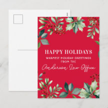 Fête de Noël aux fleurs personnalisées