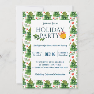 Cartes Pour Fêtes Annuelles Fête de Noël classique avec cloche de Noël