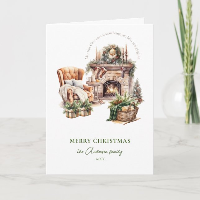 Cartes Pour Fêtes Annuelles Fête de Noël cosy (Devant)