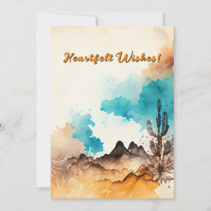 Cartes Pour Fêtes Annuelles Fête de Noël de la saison de l'Aquarelle du Sud-Ou