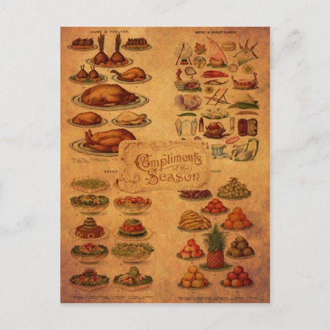 Cartes Pour Fêtes Annuelles Fête de Noël de Mme Beeton (Devant)