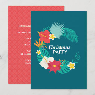 Cartes Pour Fêtes Annuelles  Fête de Noël hawaïenne