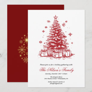 Cartes Pour Fêtes Annuelles Fête de Noël Holiday Holly 