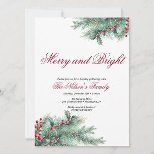 Cartes Pour Fêtes Annuelles Fête de Noël Holiday Holly