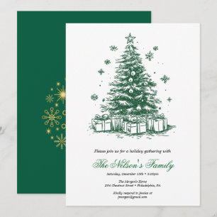 Cartes Pour Fêtes Annuelles Fête de Noël Holiday Holly 