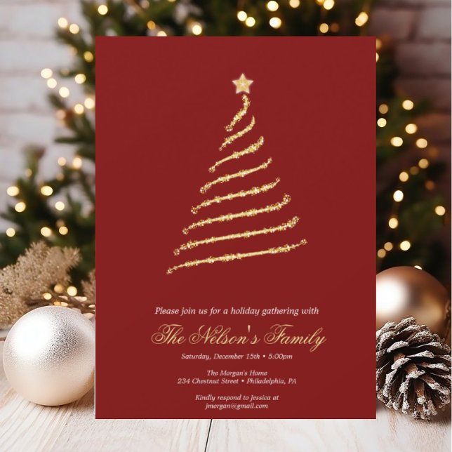 Cartes Pour Fêtes Annuelles Fête de Noël Holiday Holly (Créateur téléchargé)