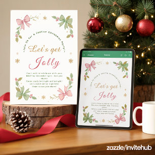 Cartes Pour Fêtes Annuelles Fête de Noël Jolly Whimsical