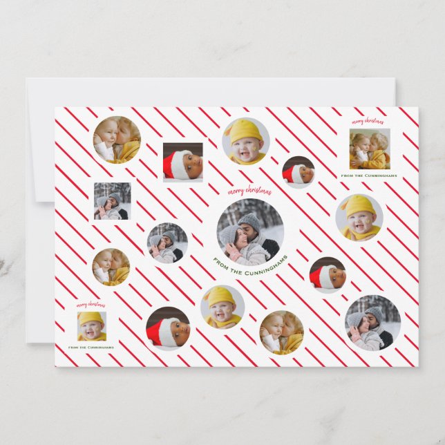 Cartes Pour Fêtes Annuelles Fête de Noël 🎄 photo personnalisée (Devant)