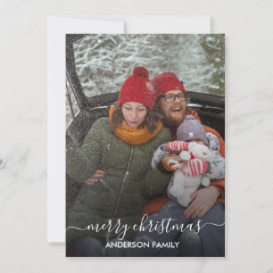 Cartes Pour Fêtes Annuelles Fête de Noël photo simple