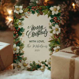 Cartes Pour Fêtes Annuelles Fête de Noël Russe pour le Berry d'hiver