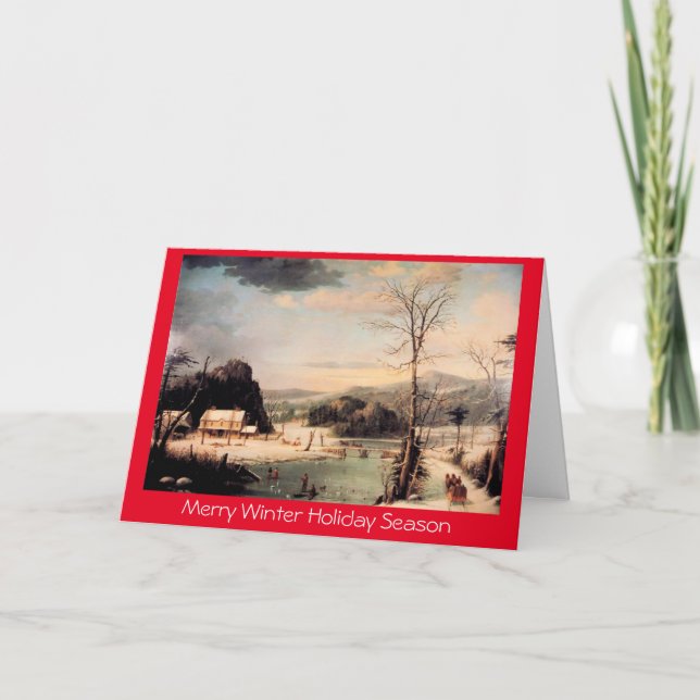 Cartes Pour Fêtes Annuelles Fête de Noël, salut traditionnel du Nouvel An de N (Devant)