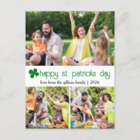 Fête de St. patrick Famille Shamrock verte Photo