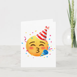 Cartes Pour Fêtes Annuelles Fête d'émoticônes drôles